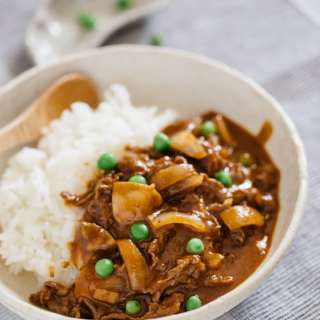 Hayashi Rice from scratch with demi glace sauce ハヤシライス