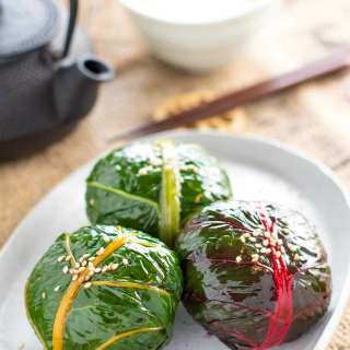 Swiss chard mehari sushi めはり寿司