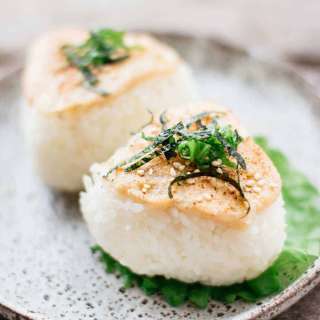 Mentaiko Mayo Yaki Onigiri 明太子マヨ焼きおにぎり