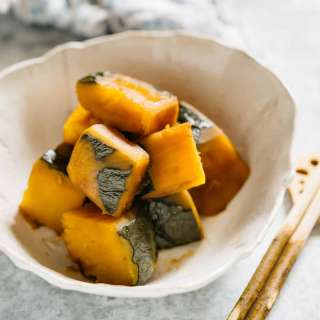 Simmered Kabocha Squash 南瓜の煮物