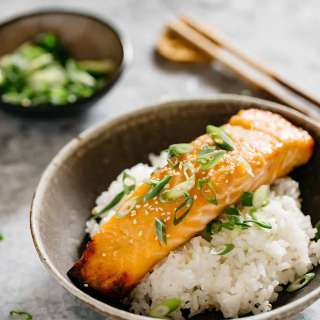 Miso Glazed Salmon 味噌サーモン