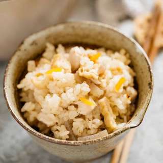 Seasoned Rice with Japanese Flavour 炊き込みご飯