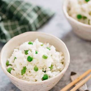 Japanese Green Peas and Rice 豆ご飯