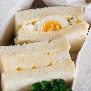 Japanese egg salad sandwiches 玉子サンド