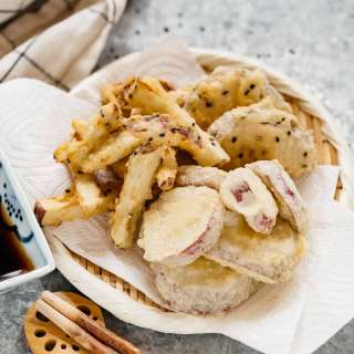 Crispy Sweet Potato Tempura さつまいもの天ぷら