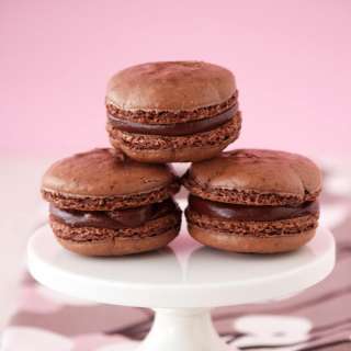 Chocolate Espresso Macarons