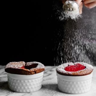 Chocolate Soufflés for Two