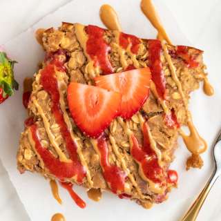 PB&J Baked Oatmeal