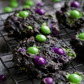Black Pumpkin Protein Cookies