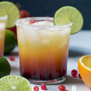 Pomegranate Sunset Margarita