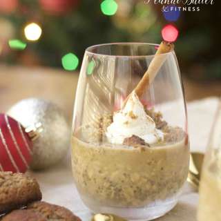 Gingerbread Overnight Oats with Protein Frosting