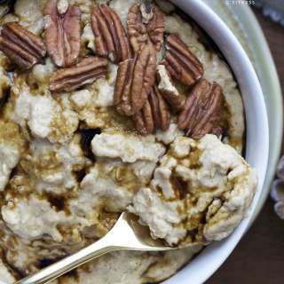 Gingerbread Protein Oatmeal