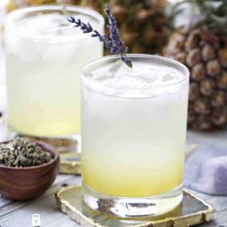 Pineapple Lavender Gin & Tonic