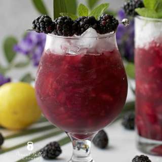 Blackberry Rum Swizzle