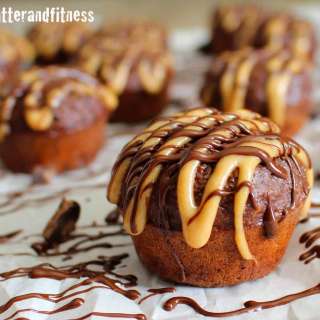 Chocolate Peanut Butter Protein Muffin-cakes