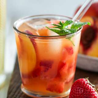 Peach Strawberry Smash