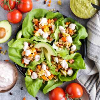 Southwest Turkey Lettuce Wraps