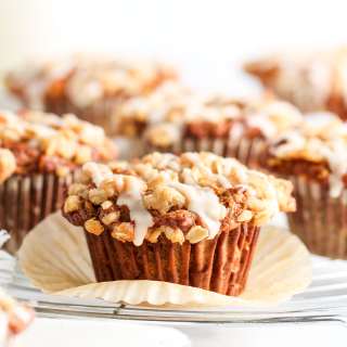 Pumpkin Apple Oat Muffins