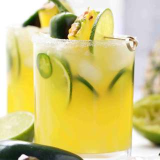Big Batch Pineapple Jalapeño Margaritas
