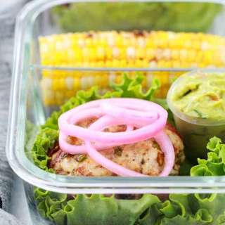 Air Fryer Bacon Turkey Burger