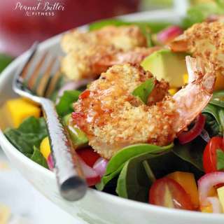 Air Fryer Coconut Shrimp Salad