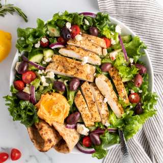 Easy Greek Chicken Salad