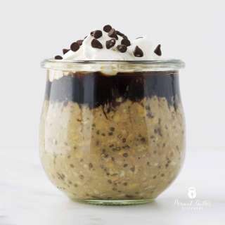 Espresso Chocolate Chip Protein Overnight Oats