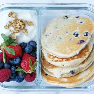 Protein Pancake Breakfast Bento Box