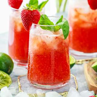 Roasted Strawberry Balsamic Smash