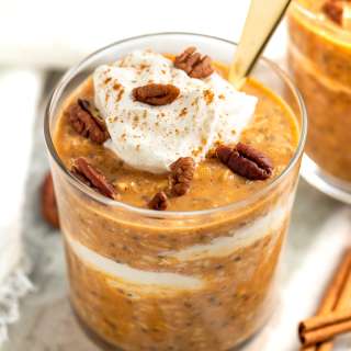 Pumpkin Pie Protein Overnight Oats