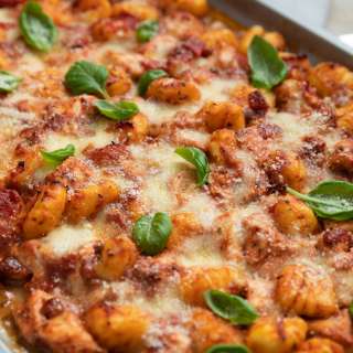 Sheet Pan Chicken and Gnocchi