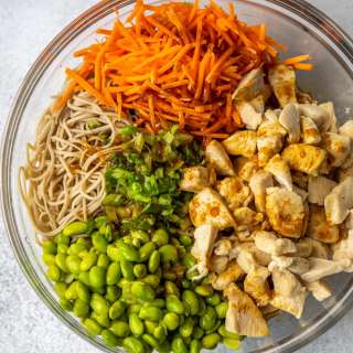 Sesame Soba Noodles and Chicken
