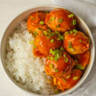 Sweet and Sour Chicken Meatballs