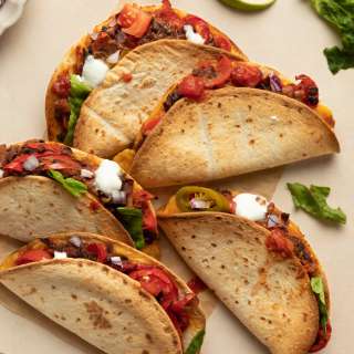 Black Bean Baked Tacos