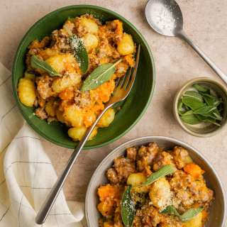 Butternut Squash Gnocchi and Sausage