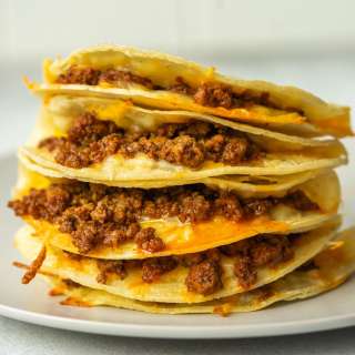 Ground Beef Baked Tacos
