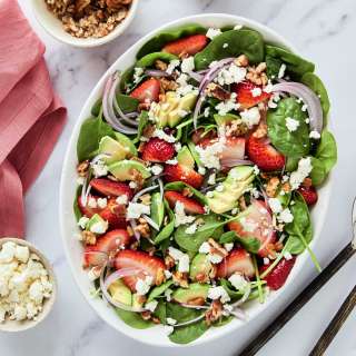 Strawberry Spinach Salad