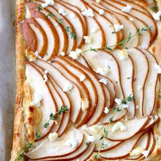 Quick and Easy Pear and Goat Cheese Tart