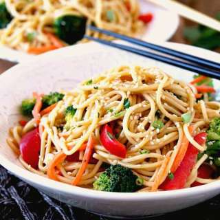 Asian Peanut Sesame Noodles