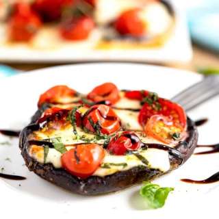 Grilled Portobello Mushrooms Caprese