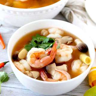 Tom Yum Soup Recipe (Thai Soup Recipe)
