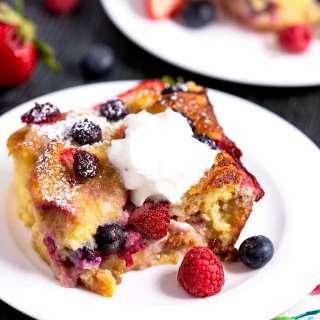 Very Berry Bread Pudding Recipe