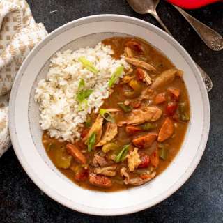 Turkey Gumbo with Andouille Sausage