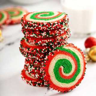Christmas Pinwheel Cookies