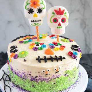 Dia De Los Muertos Cake