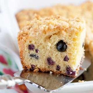 Blueberry Coffee Cake with Crumb Topping