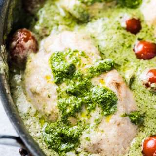 Creamy Pesto Chicken Recipe