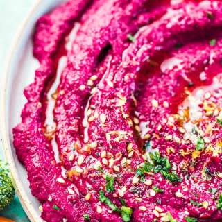 Roasted Beet Hummus Recipe