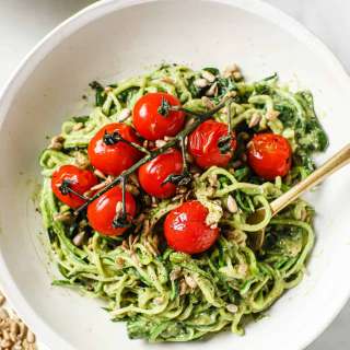 Zucchini Noodles with Pesto Recipe