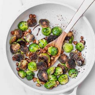 Pan Seared Brussels Sprouts Recipe